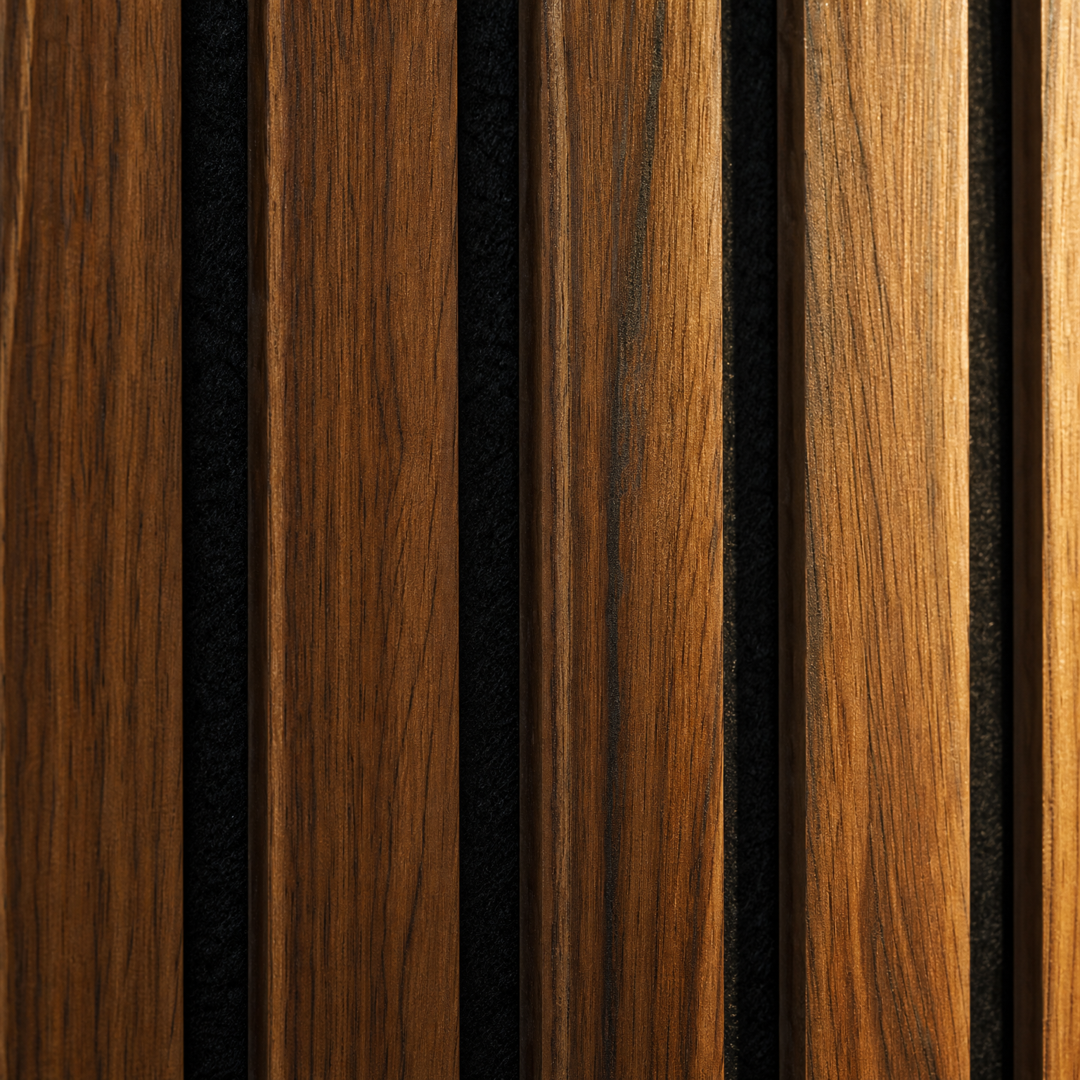 Brunello Premier — Walnut Acoustic Wall Panel 270 × 110 cm